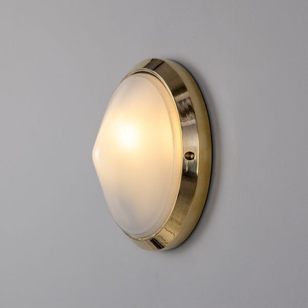 Veria Outdoor Wall Light 26cm dia Rated IP44 Bulkhead Ceiling Lights Industrial & Nautical Lighting
