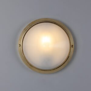 Veria Outdoor Wall Light 26cm dia Rated IP44 Bulkhead Lights Fisherman's Lights UK