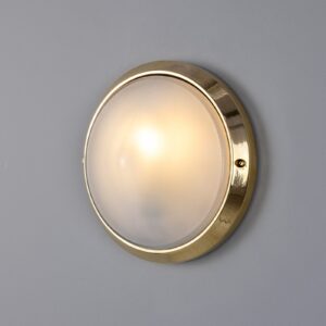 Veria Outdoor Wall Light 26cm dia Rated IP44 Bulkhead Lights Fisherman's Lights UK