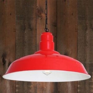 Wyse Industrial Style Coloured Pendant Light Industrial Pendant Lights Fisherman's Lights UK