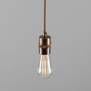 Devon Minimalist Brass Pendant Light Industrial Pendant Lights Industrial & Nautical Lighting