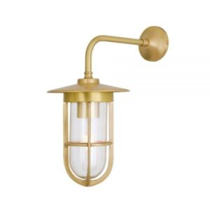 Lena IP65 Well Glass Wall Light | Bathroom or Outside Industrial Wall Lights Fisherman's Lights UK