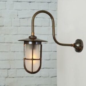 Error Page Fabo Swan Neck Well Glass Wall Light IP65 Industrial Wall Lights Fisherman's Lights UK