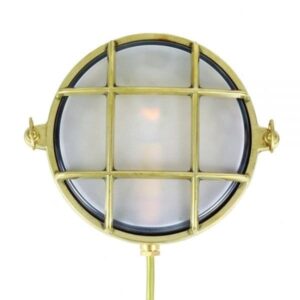 Ergo Small 16cm Marine Round Small Bulkhead IP54 Bulkhead Ceiling Lights Industrial & Nautical Lighting