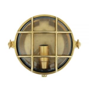 Ergo Small 16cm Marine Round Small Bulkhead IP54 Bulkhead Ceiling Lights Industrial & Nautical Lighting