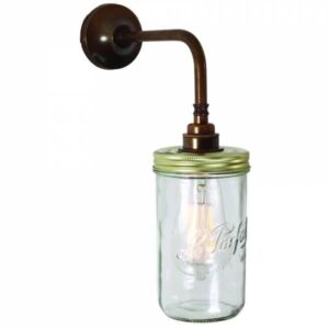 Jam Jar Wall Light Industrial Wall Lights Fisherman's Lights UK