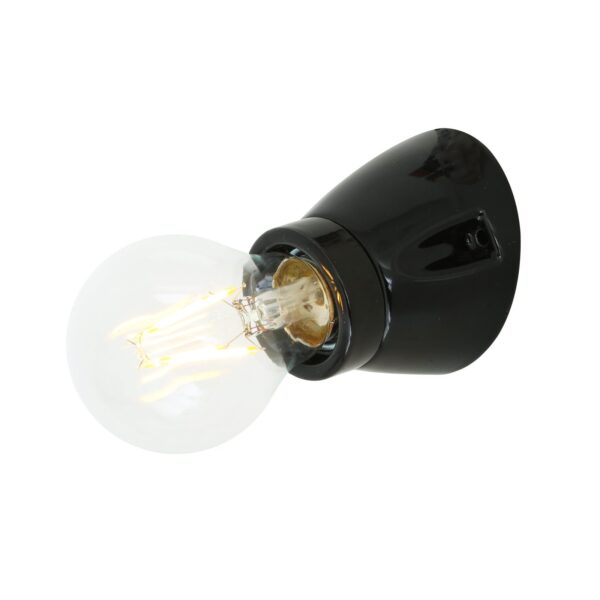 Baltimore Ceramic Flush Wall Light Industrial Wall Lights Industrial & Nautical Lighting