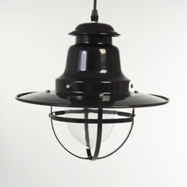 Quayside Nautical Pendant Light - Matt Black or Slate Grey Fisherman's Pendant Lights Industrial & Nautical Lighting