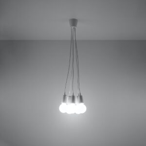 Pendant Lamp Diego 5 White Uncategorized Fisherman's Lights UK