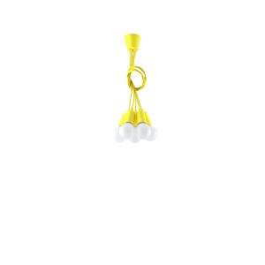 Pendant Lamp Diego 5 Yellow Uncategorized Fisherman's Lights UK