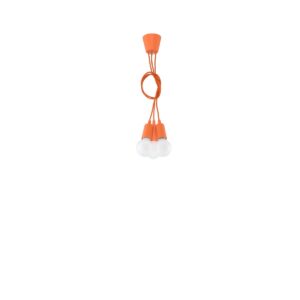 Pendant Lamp Diego 3 Orange Uncategorized Fisherman's Lights UK