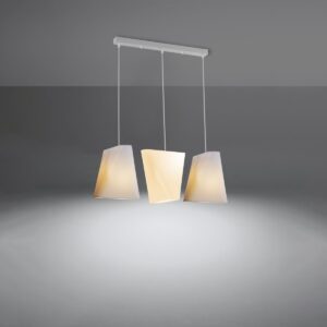 Chandelier Blum 3 White Farm House Lighting Fisherman's Lights UK