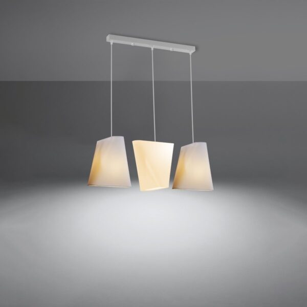Chandelier Blum 3 White Uncategorized Fisherman's Lights UK