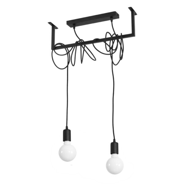 Chandelier Salamanca 2 Black Uncategorized Fisherman's Lights UK
