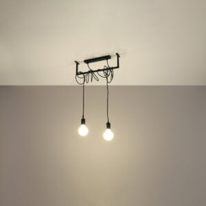 Chandelier Salamanca 2 Black Uncategorized Fisherman's Lights UK