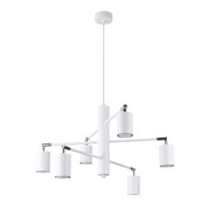 Chandelier Lemmi 6 White Uncategorized Fisherman's Lights UK