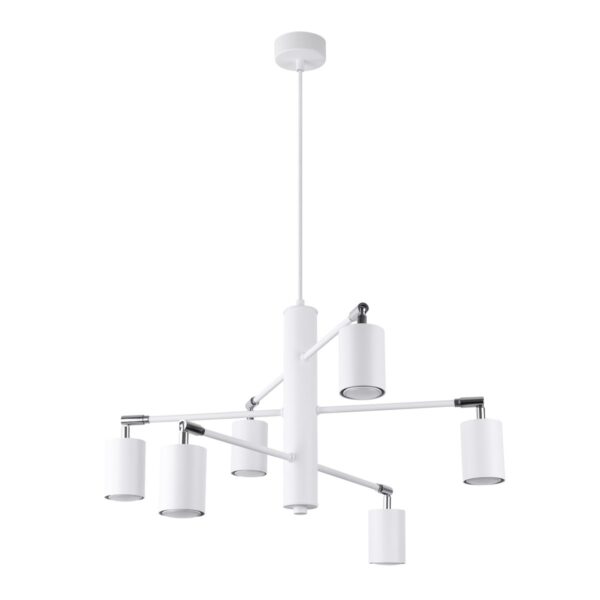Chandelier Lemmi 6 White Uncategorized Fisherman's Lights UK