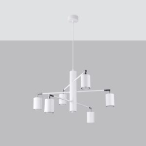 Chandelier Lemmi 6 White Uncategorized Fisherman's Lights UK