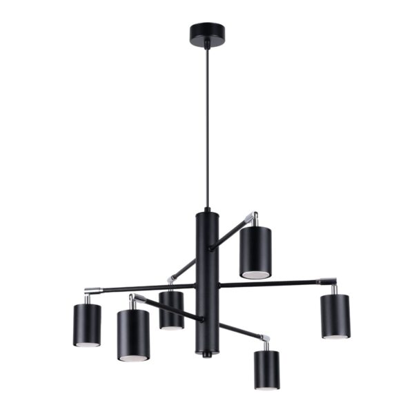 Chandelier Lemmi 6 Black Uncategorized Fisherman's Lights UK