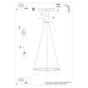 Chandelier Yoli 3 Uncategorized Fisherman's Lights UK