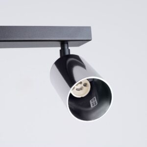 Ceiling Lamp Winx 6l Black / Chrome Farm House Lighting Fisherman's Lights UK