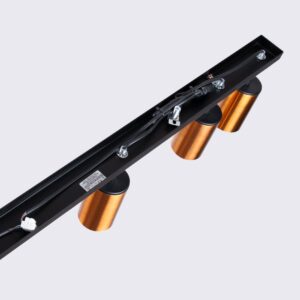 Ceiling Lamp Winx 6l Black / Copper Farm House Lighting Fisherman's Lights UK