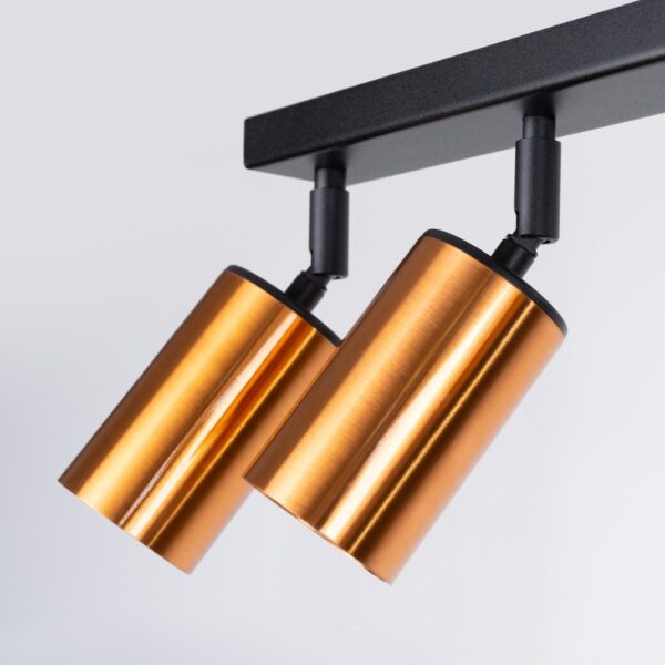 Ceiling Lamp Winx 6l Black / Copper Farm House Lighting Fisherman's Lights UK
