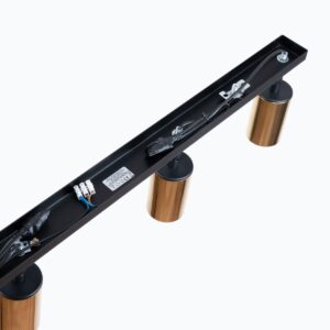 Ceiling Lamp Winx 4l Black / Gold Farm House Lighting Fisherman's Lights UK