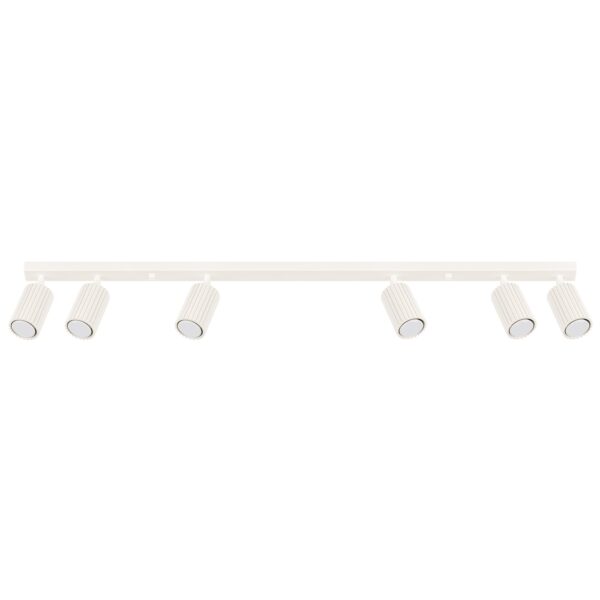 Pendant Lamp Karbon 6 Light Track Ivory Farm House Lighting Fisherman's Lights UK