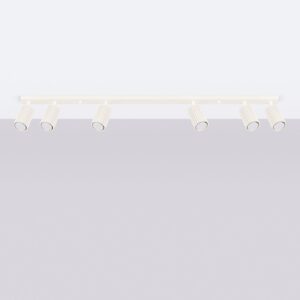 Pendant Lamp Karbon 6 Light Track Ivory Farm House Lighting Fisherman's Lights UK