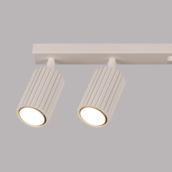 Pendant Lamp Karbon 6 Light Track Ivory Farm House Lighting Fisherman's Lights UK