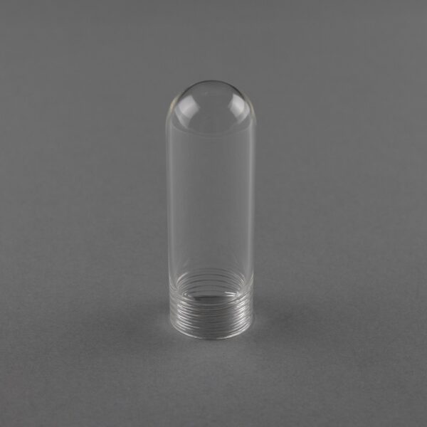 Clear Tube Glass Lamp Shade 7.5cm Uncategorized Fisherman's Lights UK