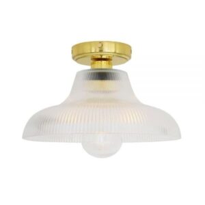 Aquarius 30cm Prismatic Ceiling Light IP65 | Bathroom or Sheltered Outdoors Uncategorized Fisherman's Lights UK