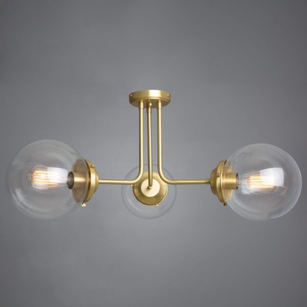 Hayes 3 Light Semi-Flush Ceiling Light Uncategorized Fisherman's Lights UK