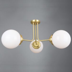 Hayes 3 Light Semi-Flush Ceiling Light Uncategorized Fisherman's Lights UK