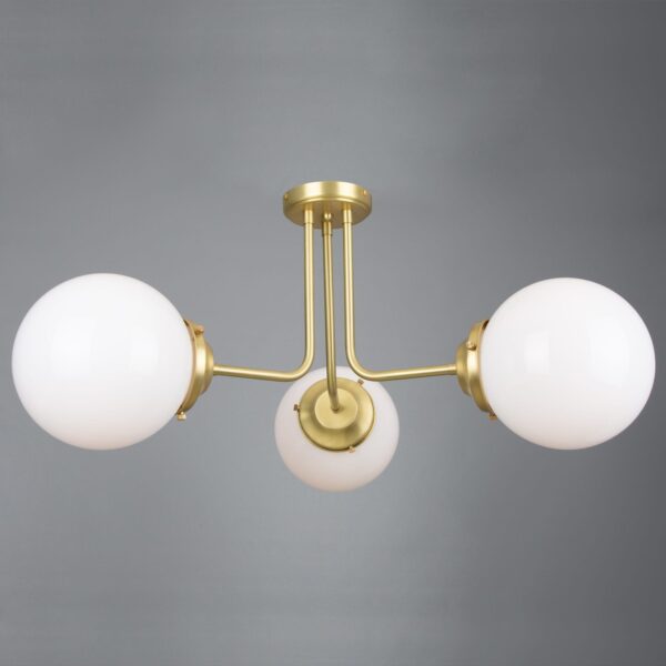 Hayes 3 Light Semi-Flush Ceiling Light Uncategorized Fisherman's Lights UK