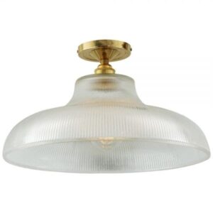 Mono Industrial Railway 40cm Flush Ceiling Light Farm House Lighting Fisherman's Lights UK