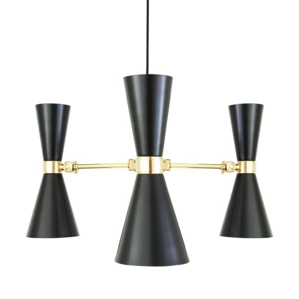 Mid Century Adjustable 3 Arm Chandelier | The Cairo Farm House Lighting Fisherman's Lights UK
