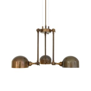 Neiva Vintage Adjustable Three-Arm Chandelier Farm House Lighting Fisherman's Lights UK