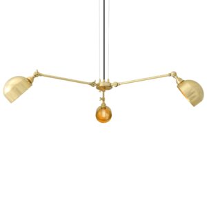 Neiva Vintage Adjustable Three-Arm Chandelier Farm House Lighting Fisherman's Lights UK