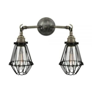 Rigo Double Cage Wall Light Uncategorized Fisherman's Lights UK