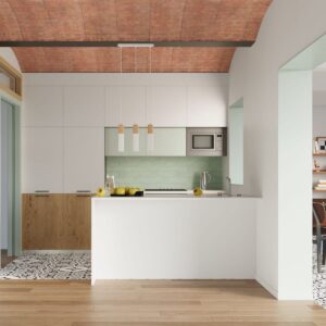 Pendant Lamp Pablo Three Light Natural Wood / White Wood Ceiling & Wall Lights Fisherman's Lights UK