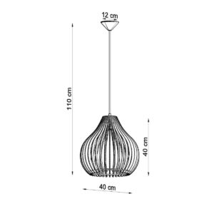 Pendant Lamp Aprilla Wood Wood Ceiling & Wall Lights Fisherman's Lights UK