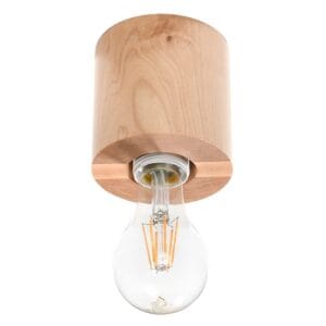 Salgado Natural Wood Ceiling Light - Sculptural Wood Ceiling & Wall Lights Fisherman's Lights UK