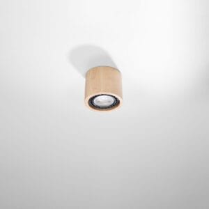 Plafond Basic Single Light Natural Wood Wood Ceiling & Wall Lights Fisherman's Lights UK