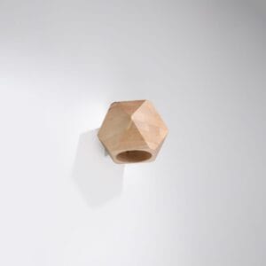 Woody Natural Wood Wall Light - Cylindrical Wood Ceiling & Wall Lights Fisherman's Lights UK