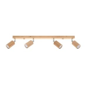 Ceiling Lamp Berg Four Light Natural Wood Wood Ceiling & Wall Lights Fisherman's Lights UK