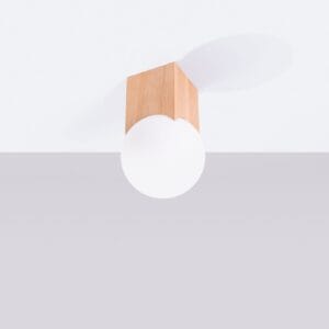 Ceiling Lamp Solis Natural Wood Wood Ceiling & Wall Lights Fisherman's Lights UK