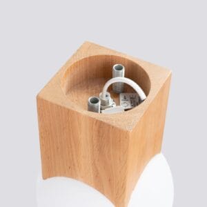 Ceiling Lamp Solis Natural Wood Wood Ceiling & Wall Lights Fisherman's Lights UK