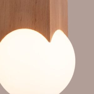 Ceiling Lamp Solis Natural Wood Wood Ceiling & Wall Lights Fisherman's Lights UK